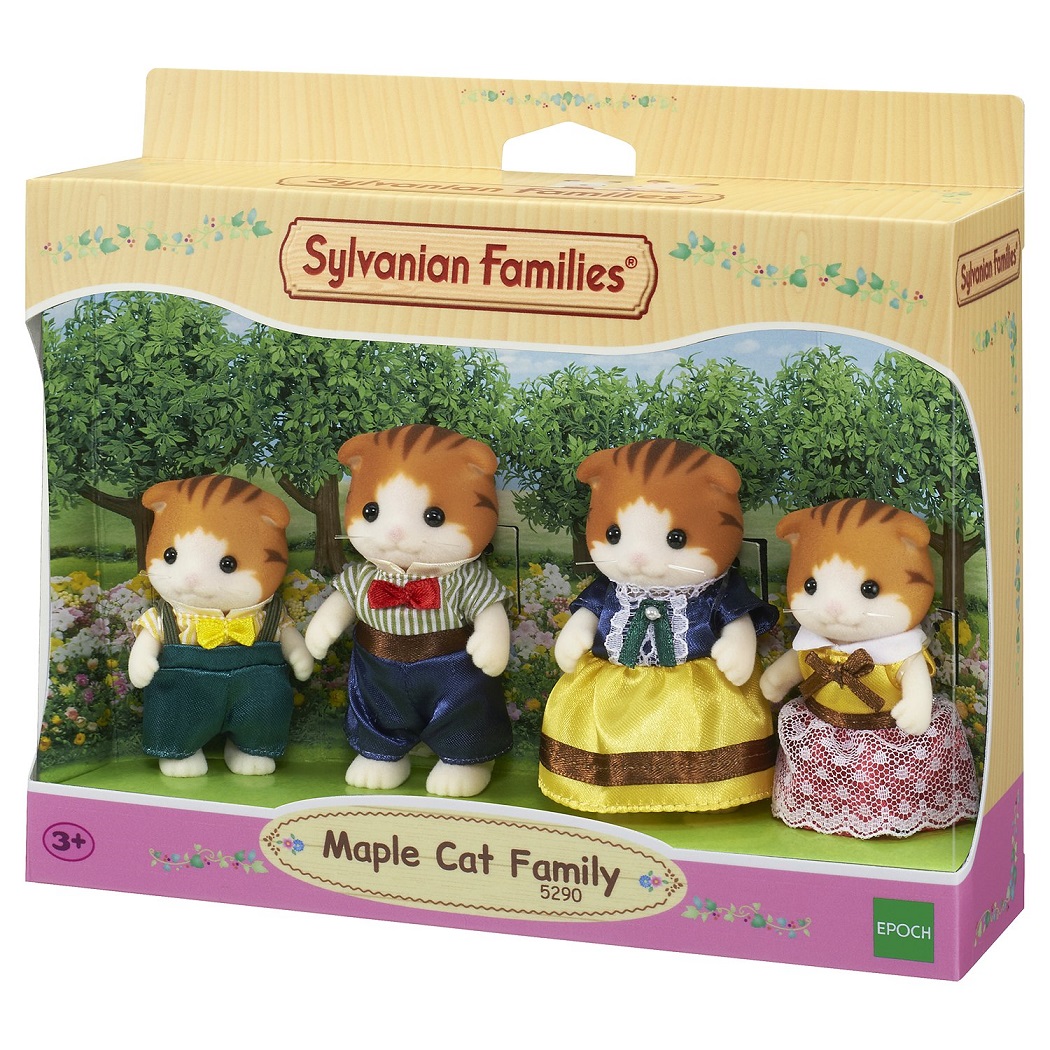 Набор фигурок - Семья Рыженьких котов из серии Sylvanian Families  